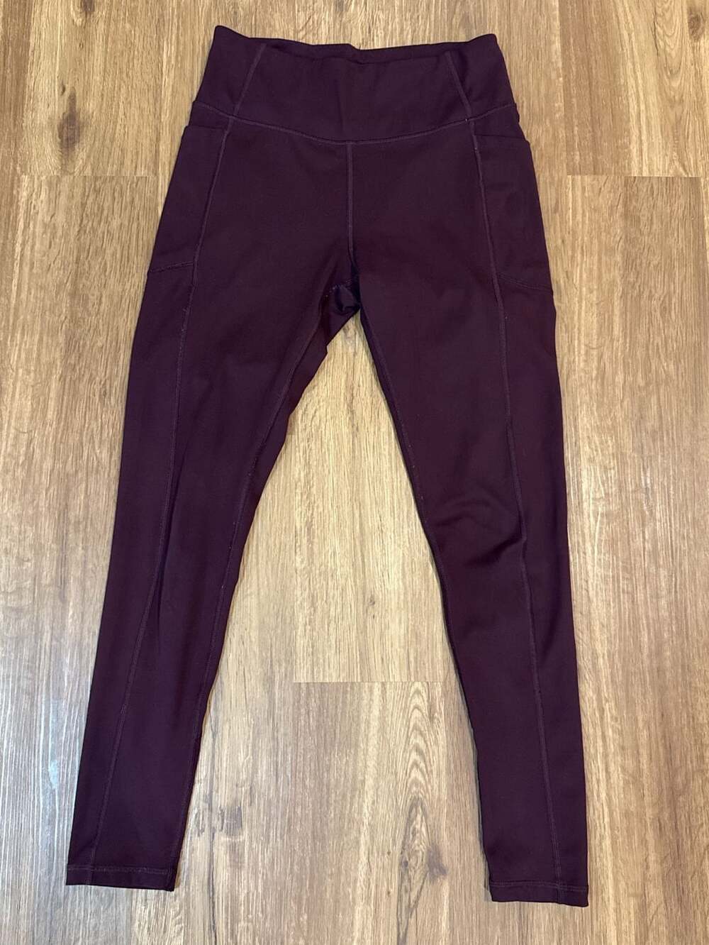 Victoria's Secret Leggings Size 8/170/70A Purple Pocket Activewear